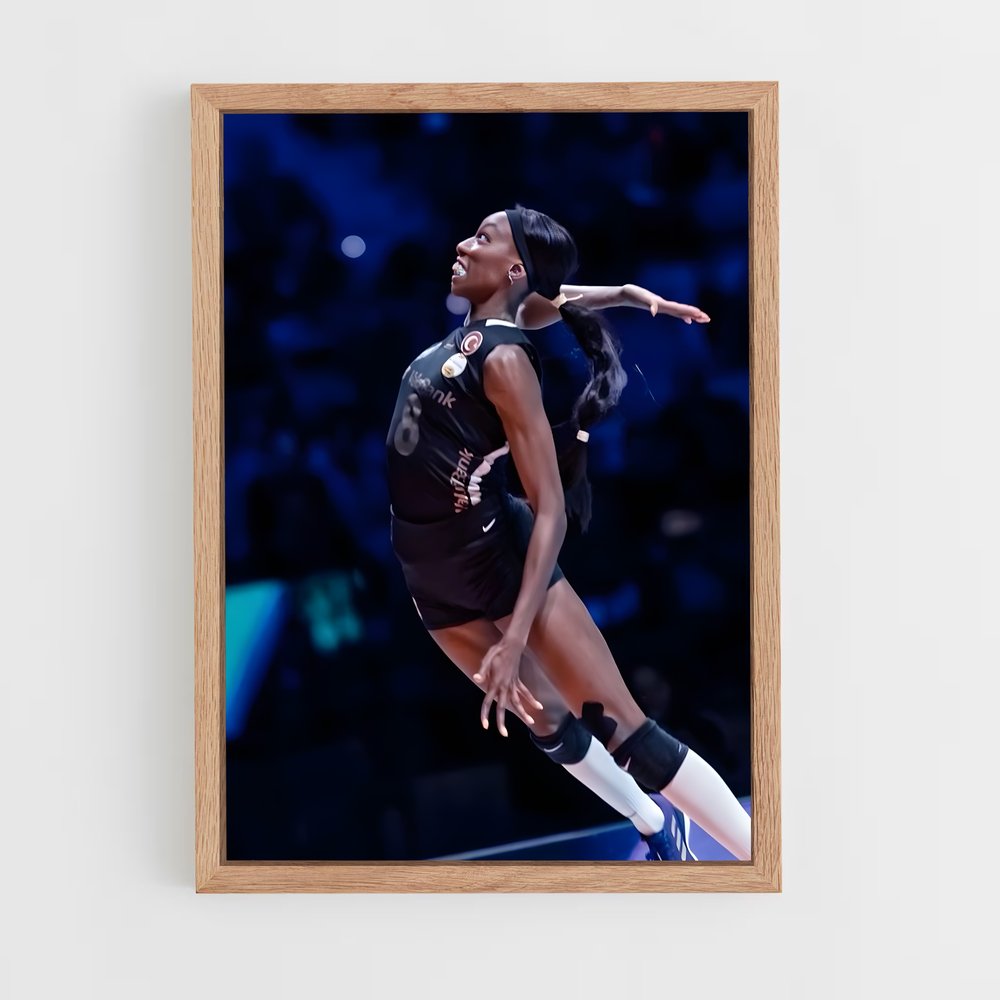 Poster L'Élan d'Egonu – affiche Volleyball (vue 4)